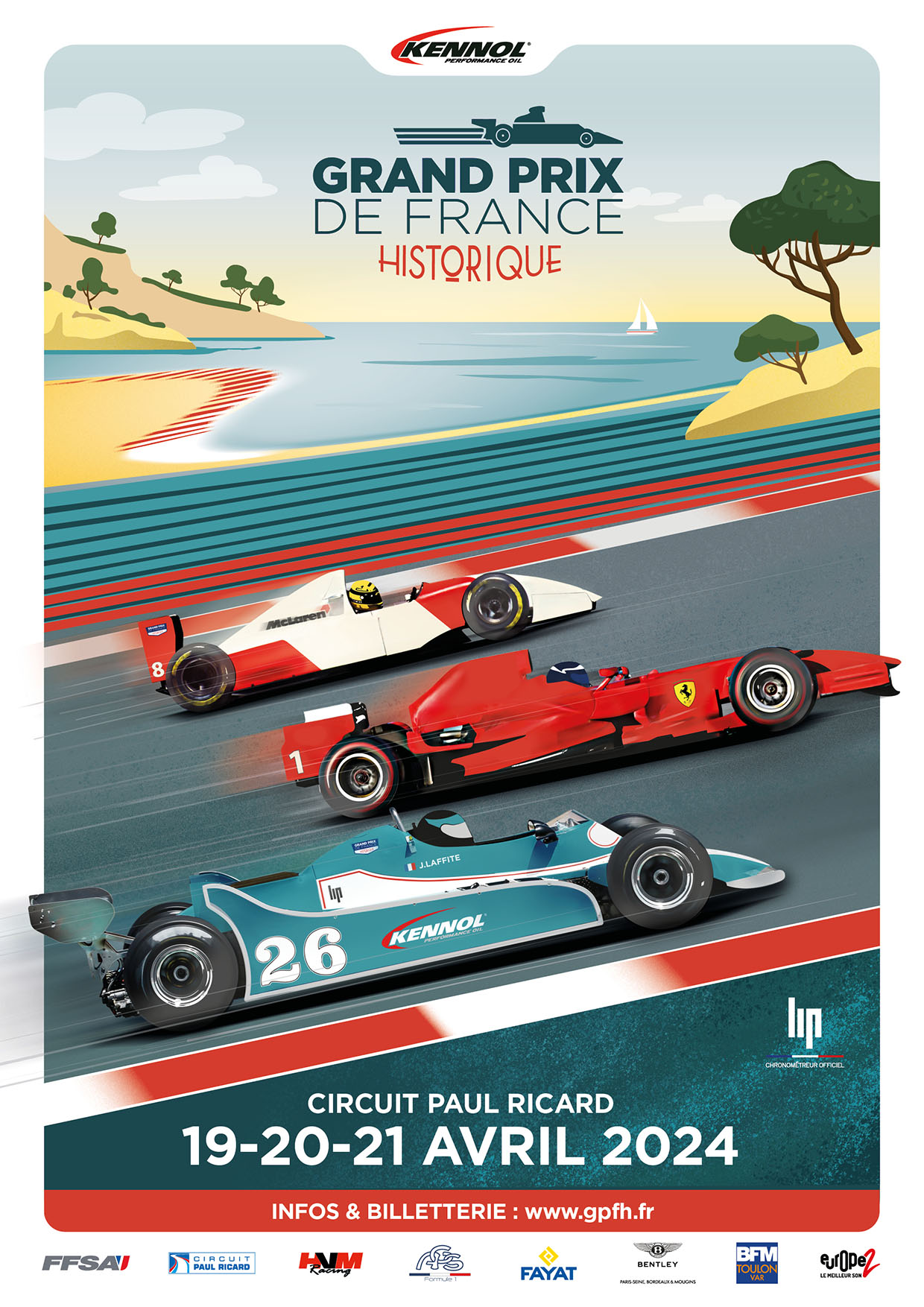 Affiche du Grand Prix de France 2024